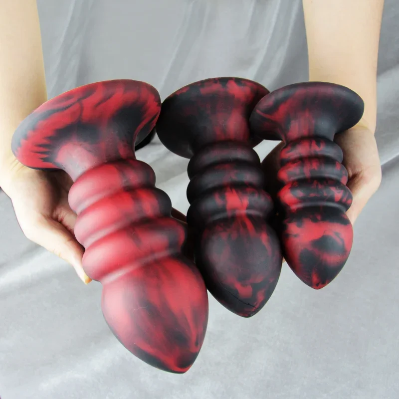 대형 항문 플러그 딜도 부드러운 큰 항문 확장기 질 항문 자극 마스터베이터 엉덩이 플러그 섹스 토이 여성 남성 섹스 제품 18+