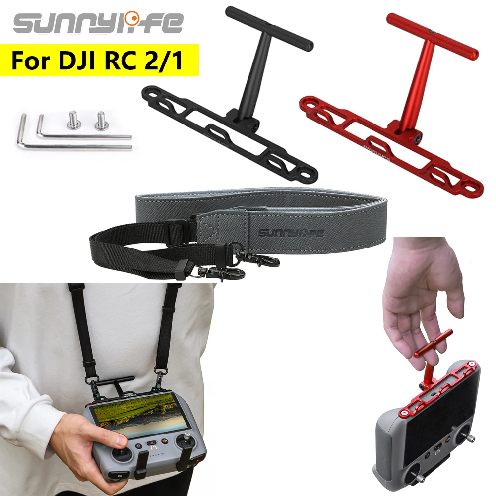 Sunnylife Controller For DJI RC 2/1 Lanyard Handle Waist Support Mount Neck Strap Bracket for DJI Mini 4/3 Pro/Air 3/3S/FLIP