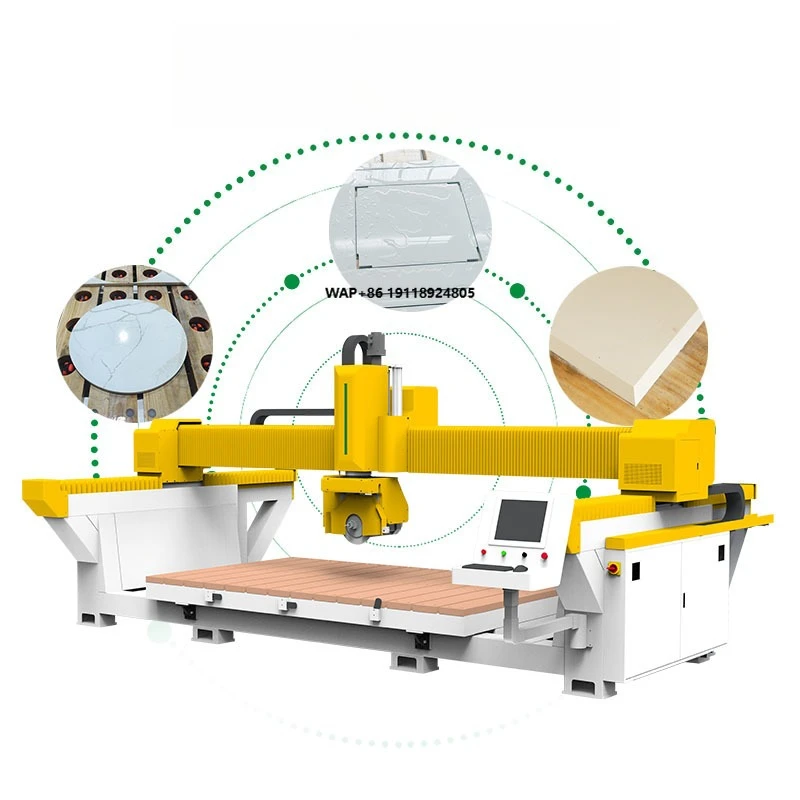 New Type Ceramic Tile Stone Cutting Machine Trimming Double Cutting Disc Stone Cutter Saw Machine Stone Cutting Machine