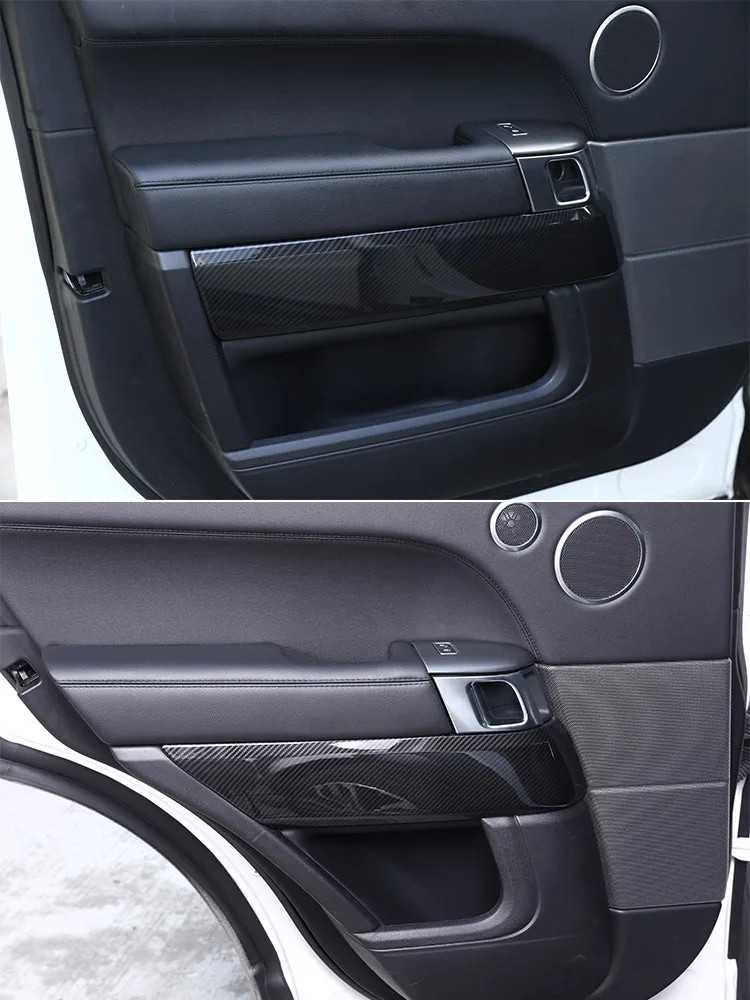 Für Land Rover Range Rover Sport 2014-17 Carbon Faser Auto Center Control Panel Lenkrad Tür Trim Aufkleber auto Zubehör – Detail 12
