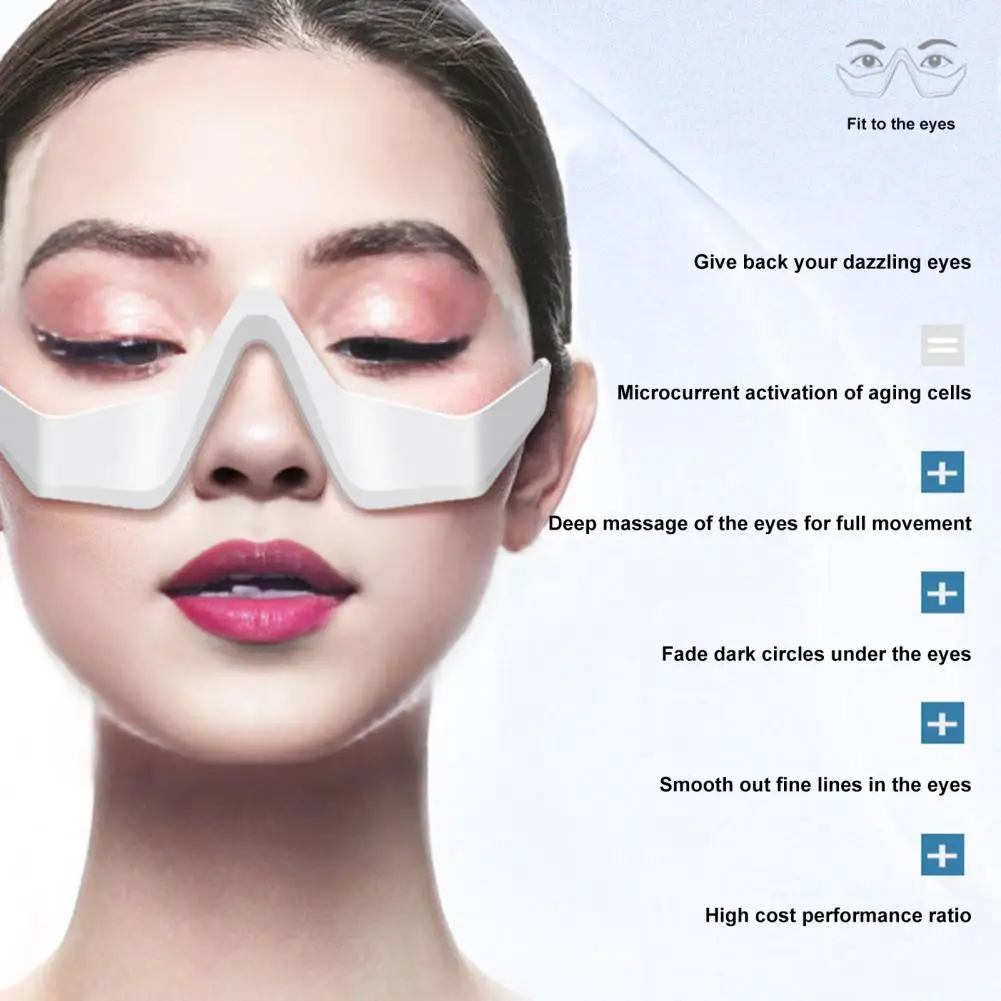 Eye Device Advanced Eye Beauty Devices for Dark Circles Wrinkles Light Glasses Microcurrent Therapy Under eye Renewal