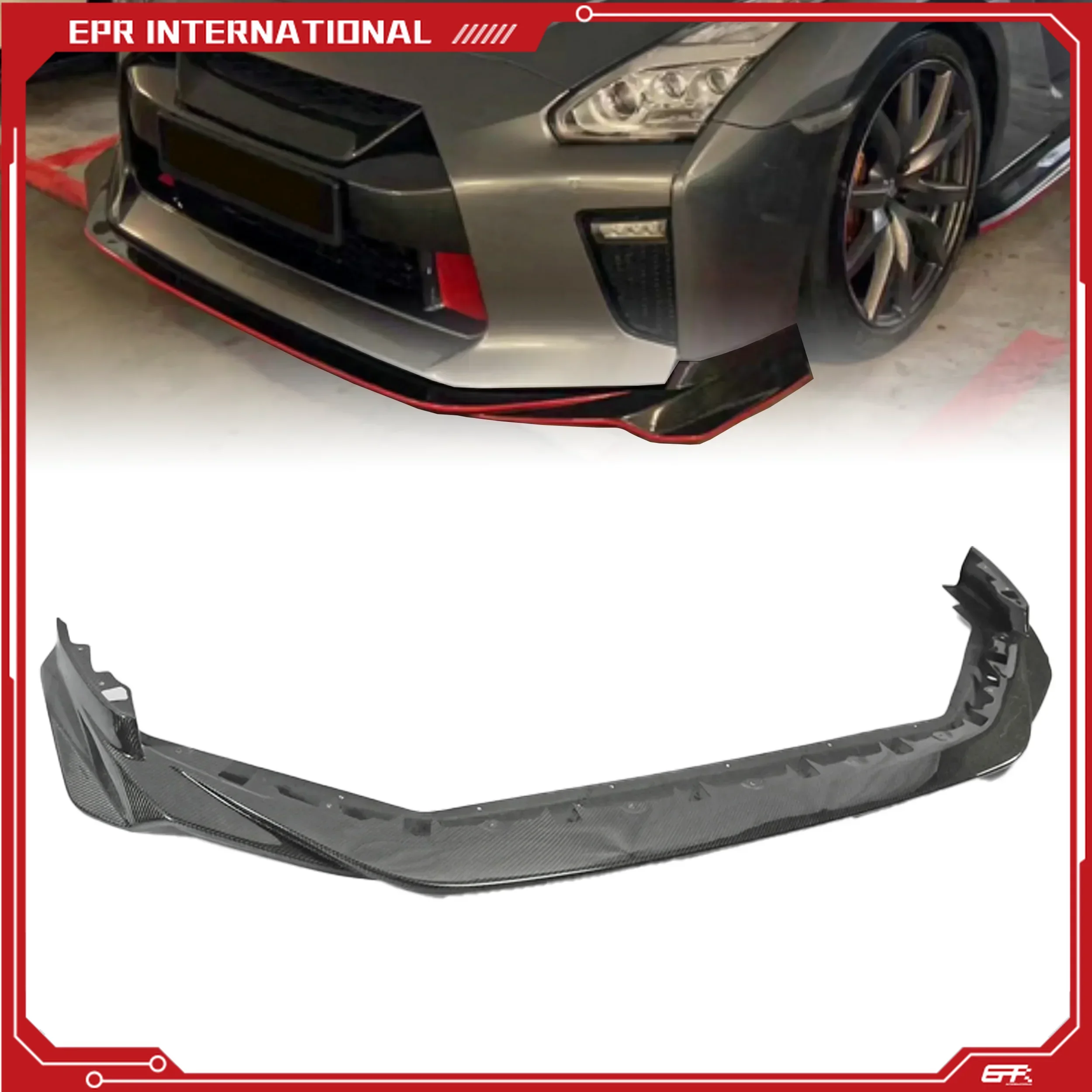 

Nissan GTR R35 2017 MY17 VRS Front lip