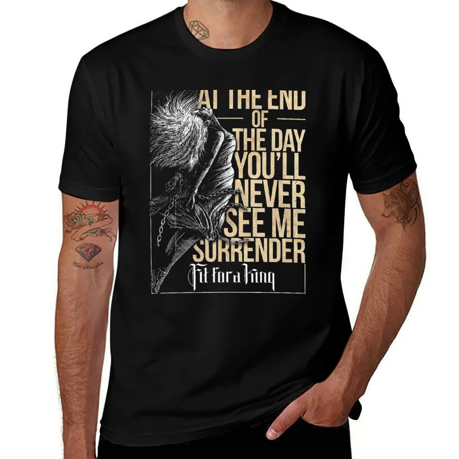 

Fit for a King 10 T-Shirt man tshirt anime t shirts for man T-Shirt