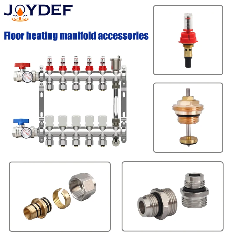 

Hand Wheel Switches For Underfloor Heating Manifold Radiator Temperature Control Knob M30x1.5mm White