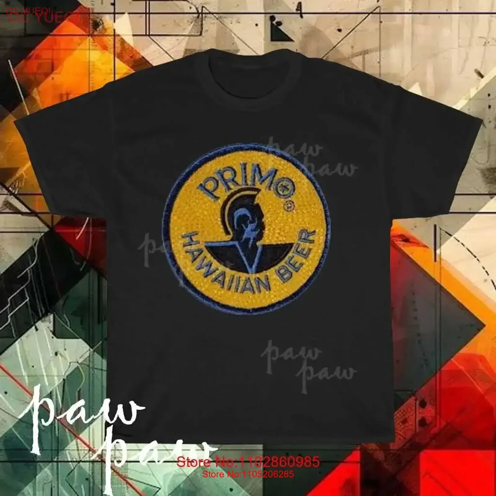 New Primo Hawaiian Logo Men's T shirt funny size S to 5XL vintage Washed homme Versatile Soft Comfortable Stylish  vintage