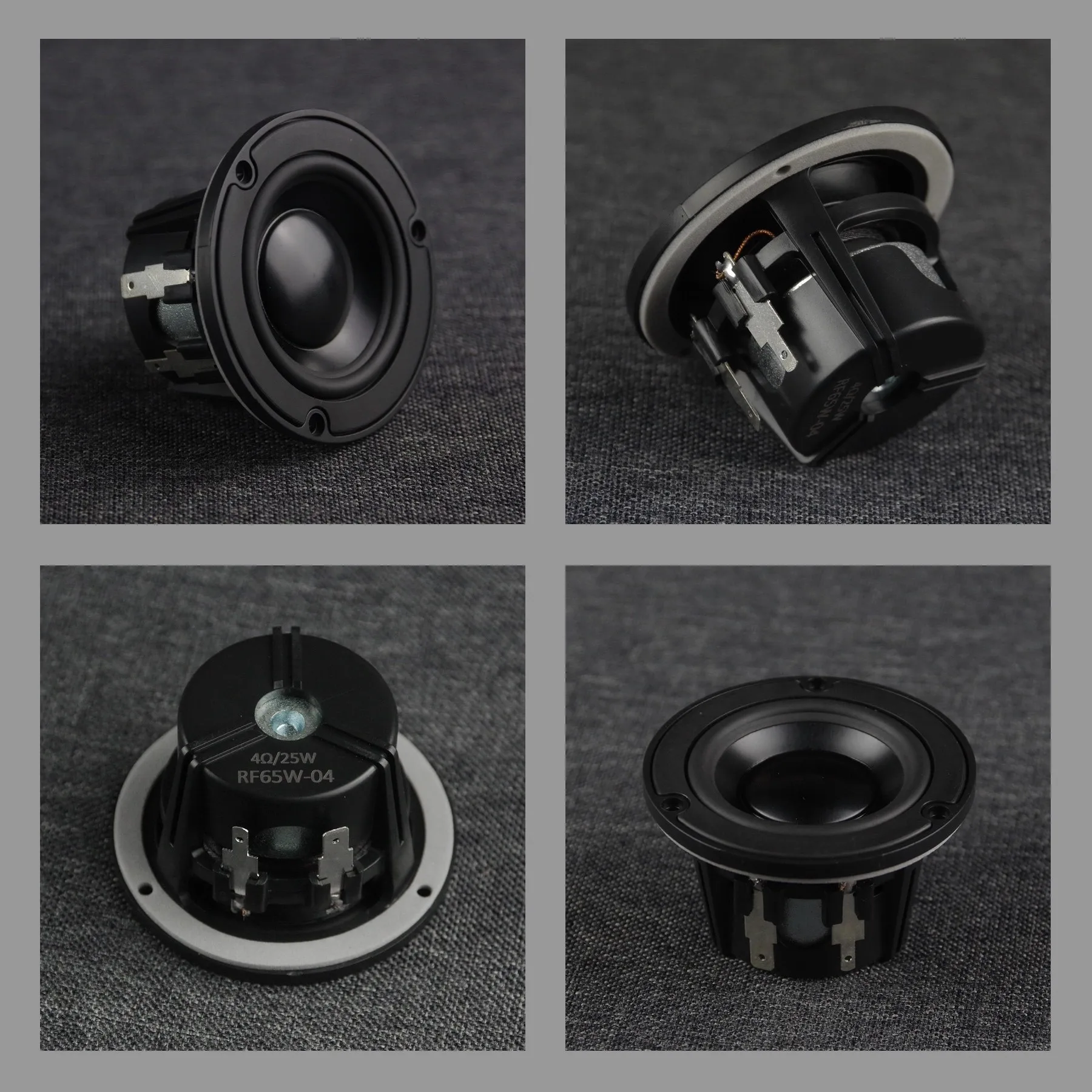 GHXAMP 2-Zoll-HiFi-Breitbandlautsprecher: Dichter Klang und harziger Klang, Rivaling für Peerless NE65W-04 (4Ω, 25W), 2 Stück – Detail 10
