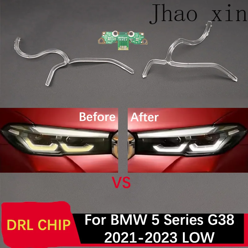 Car Headlight DRL CHIP Lamp Tube White Light Ballast Circuit Board for BMW 5 Series G30 G38 2021-2023 LOW Angel Eye