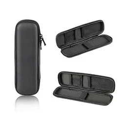 Black Waterproof Double Zipper Makeup Brushes Case Women Cosmetic Bag Portable Travel EVA Brush Holder Storage Bags Makeup Case