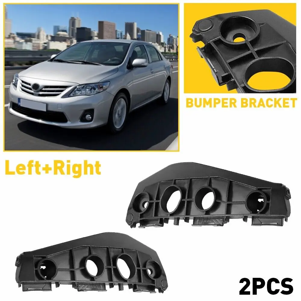 For Toyota Corolla 2011-2013  Front Bumper Retainer Holder Bracket Support 1Pair 5211502170 5211602170 Car Accessories