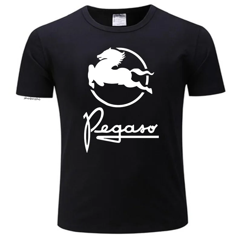 Hemd pegaso-Camiseta informal de verano para hombre, camiseta elegante con cuello redondo para hombre, manga corta fresca