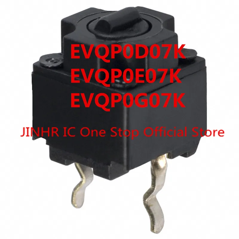 New, 10PCS EVQ-P0D07K EVQ-P0E07K EVQ-P0G07K, EVQP0D07K EVQP0E07K EVQP0G07K, Over Travel Light Touch Switches