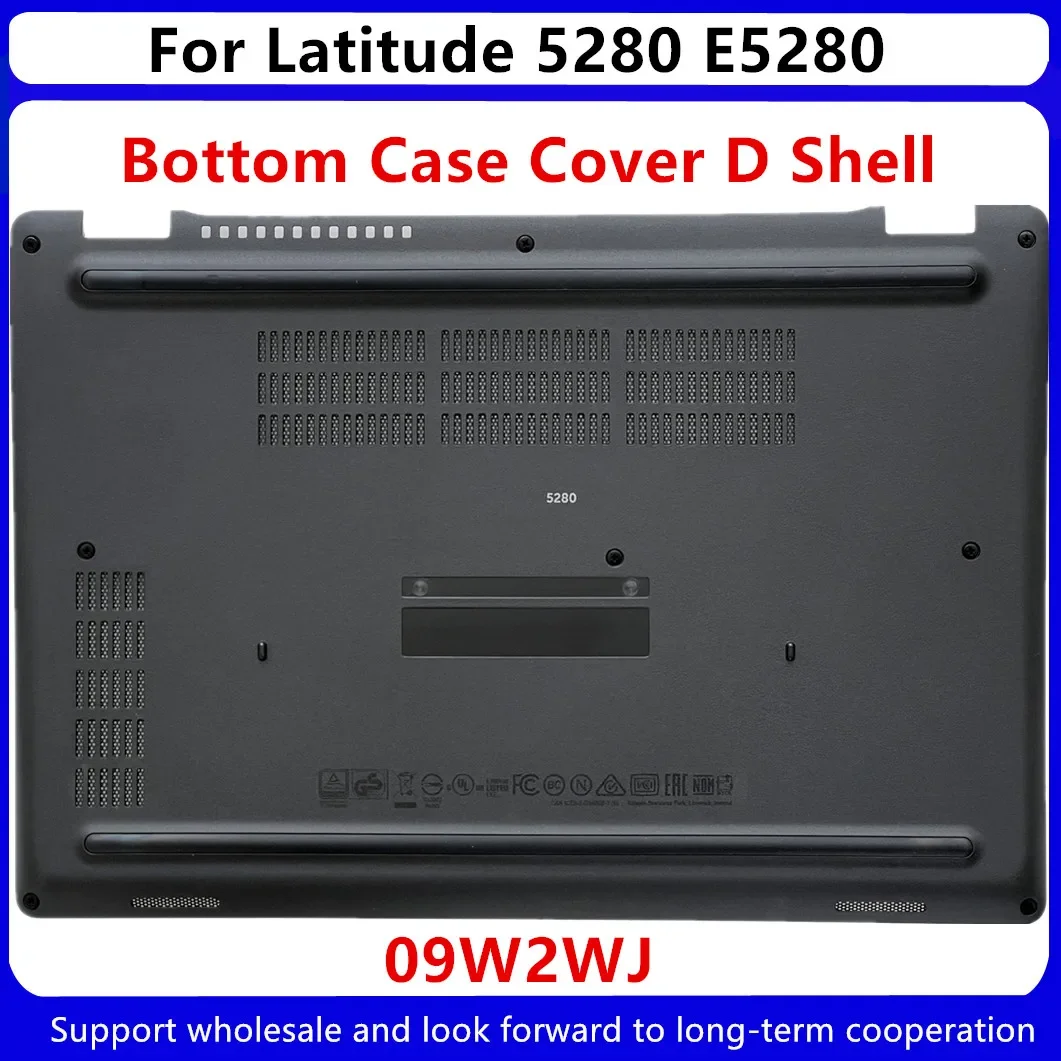 غطاء خلفي جديد lcd لـ dell latitude e5280 ، 0vtx9h ، غطاء سفلي 9w2wj 09w2wj