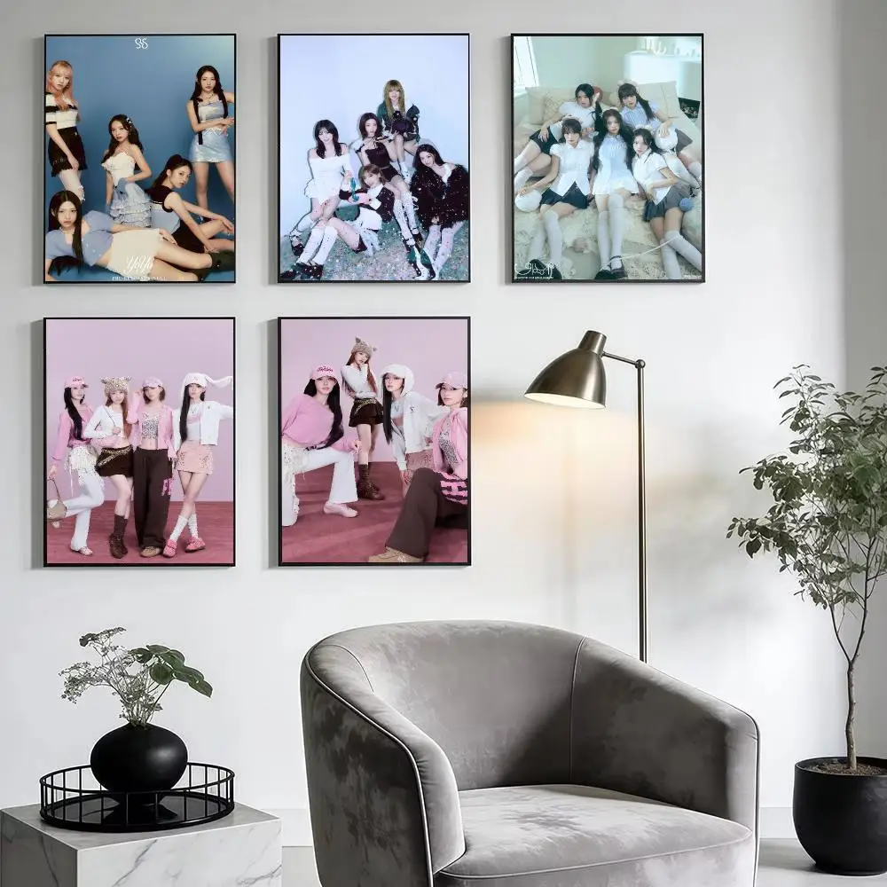 Kpop Girl group R-RESCENE Poster Modern Minimalist Wall Art Prints for Home Decor Interior Bedroom Living Room - view 2