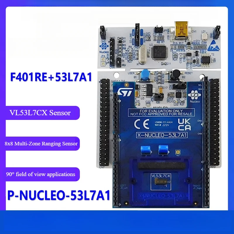 P-NUCLEO-53L7A1 VL53L7CX Multi-Zone Ranging Sensor ToF STM32F401RE