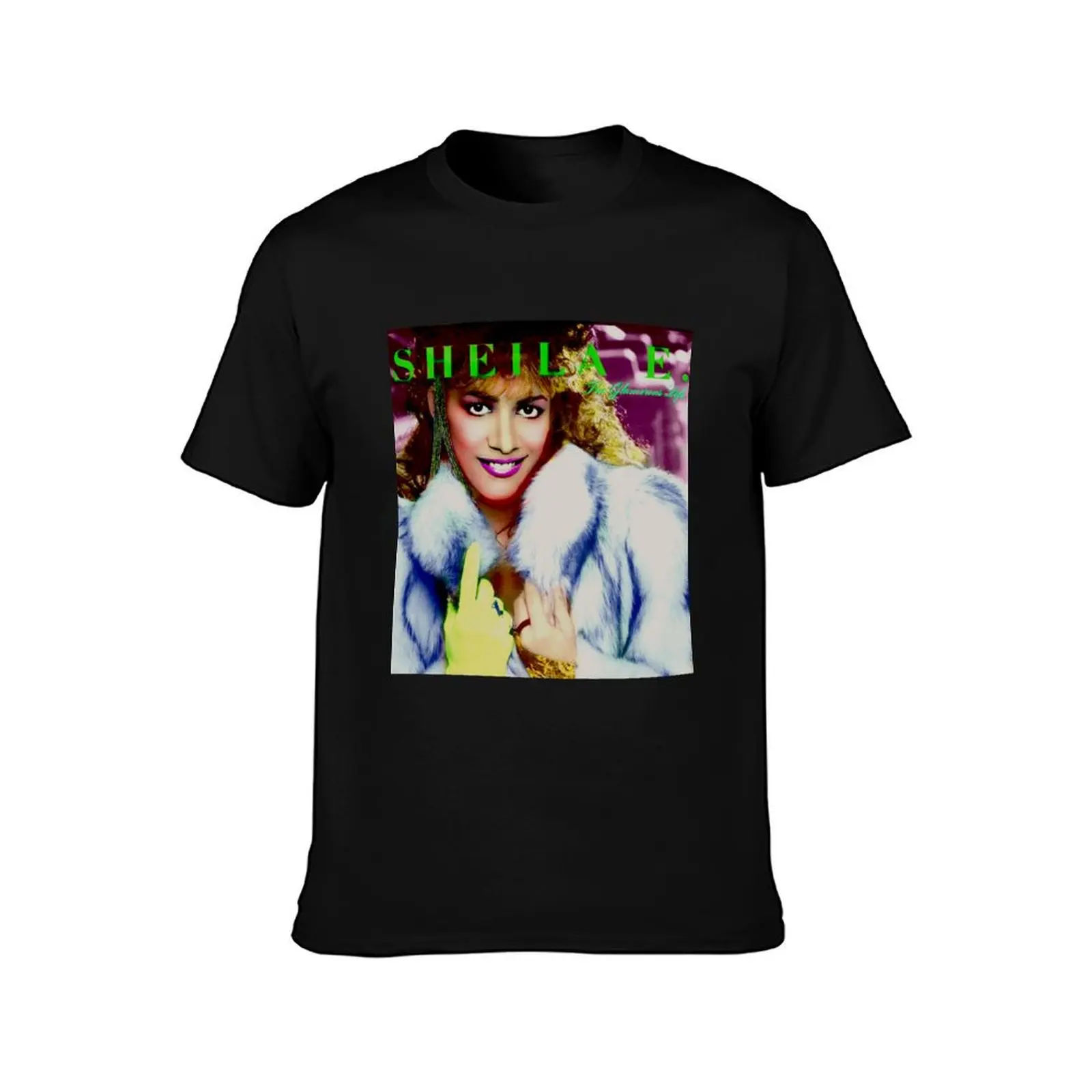 SHEILAE. THE GLAMOROUS LIFE T-Shirt Summer Casual Cotton Tee Oversized Streetwear Tops Vintage Graphic Print 100% Cotton
