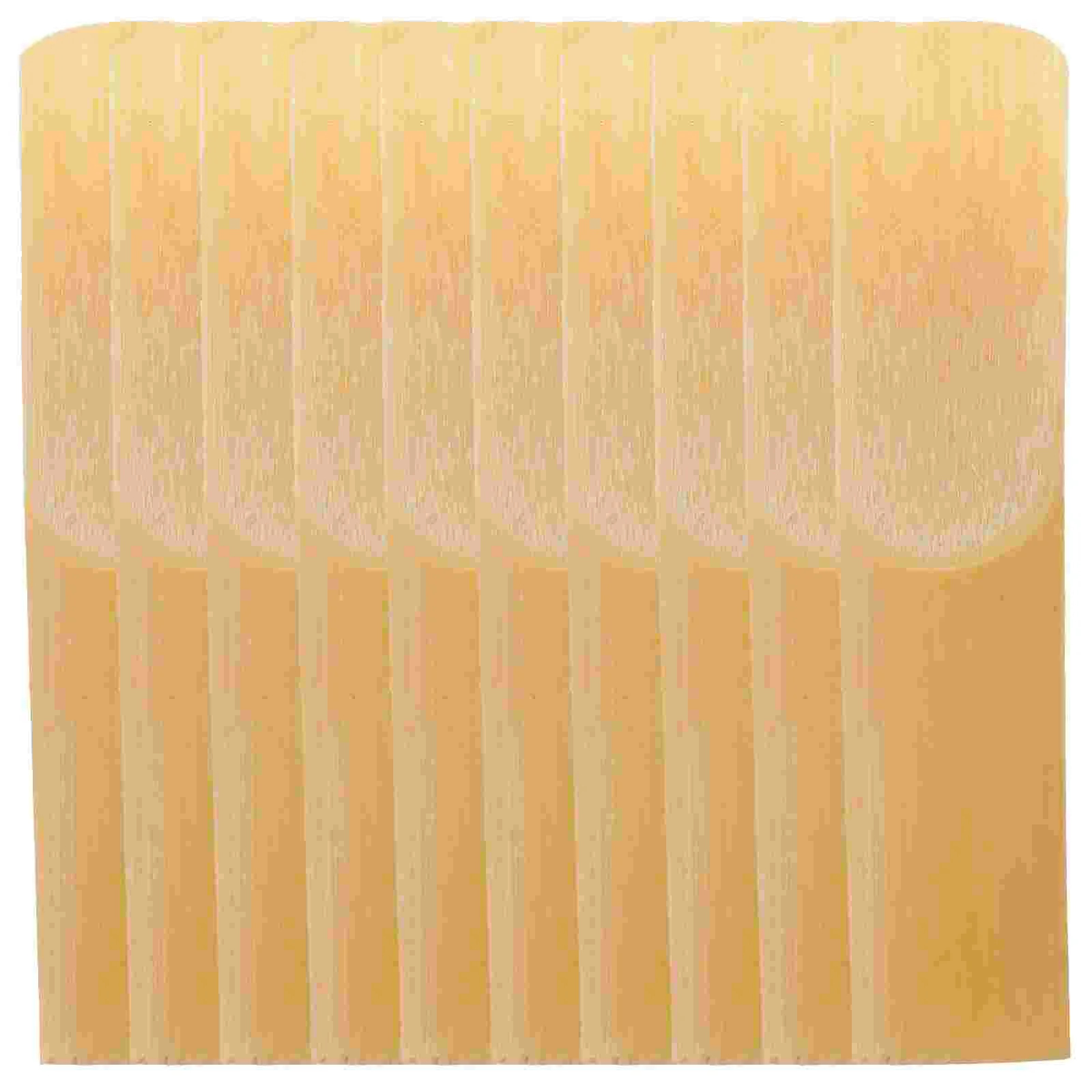 

10 Pcs Saxophone Reeds Professional 1.5 Strength for Alto Tenor Traditional Easy Install Handmade No Burrs