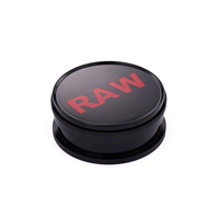 Plastic Smoke Grinder 60mm Magnetic Grinder Portable Smoke Grinder 2 Layers raw Herb Crusher Smoking Accessories