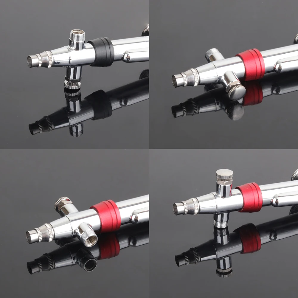 Dual Action Airbrush Pen Rotatable Air Brush Head Gravity And Both Side Available Match Most Types Siphon Feeding Spray Gun