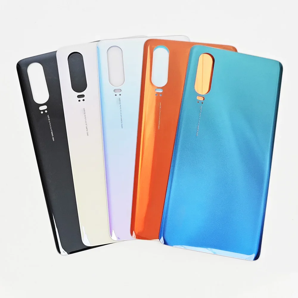 

Задняя крышка батарейного отсека для Huawei P30, корпус, стеклянная панель, запасные части для Huawei P30, Крышка батарейного отсека