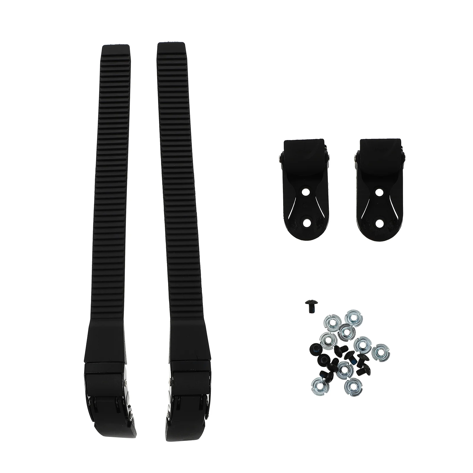 2 Set Lacci per pattini Pattini a rotelle Cinghie energetiche Cinture Asse Scarpe da pattinaggio Parti di stivali in PVC