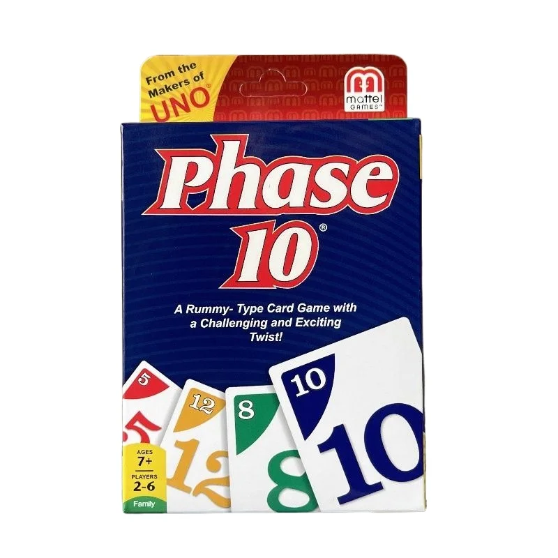 

UNO Phase 10 Solitaire Standard Edition Parent-Child Puzzle Card Game Multiplayer Battle Entertainment Party Super Fun Poker