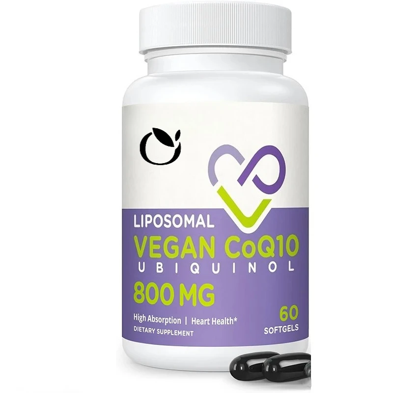 

Липосман Pan Спиртовой коэнзим Q10 Мягкие капсулы, мощный антиоксидант для сердца, энергетическое производство, 60 капсул