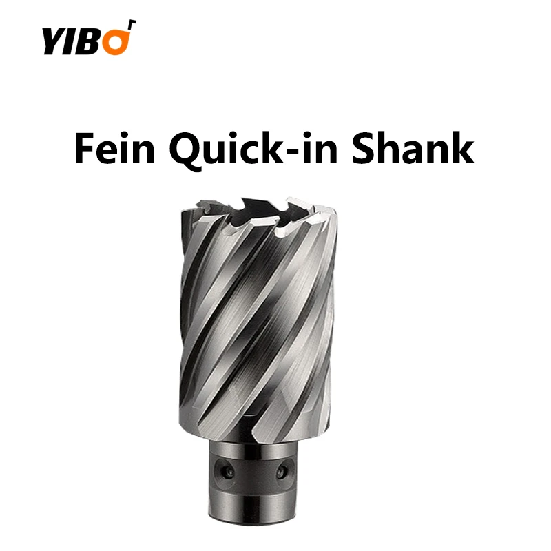 HSS-E Annular Cutter Hole Saw Core Drill Bit For Magnetic Drill 12-60mmx25mm Universal/Weldon/Fein Quick-in Shank