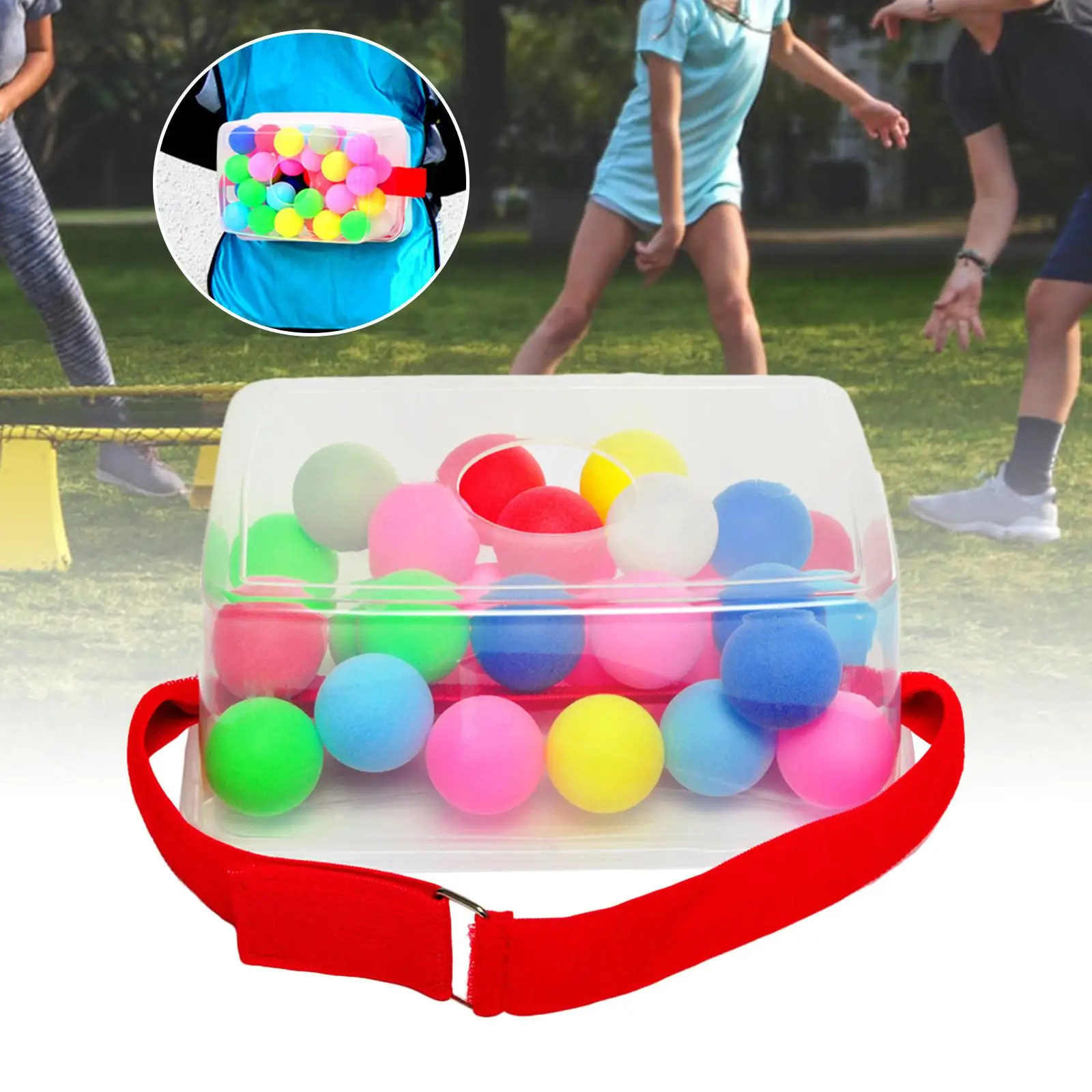 

Fun Shaking Balls Game set with 30 Ball Competition Toys for Outdoors Adults