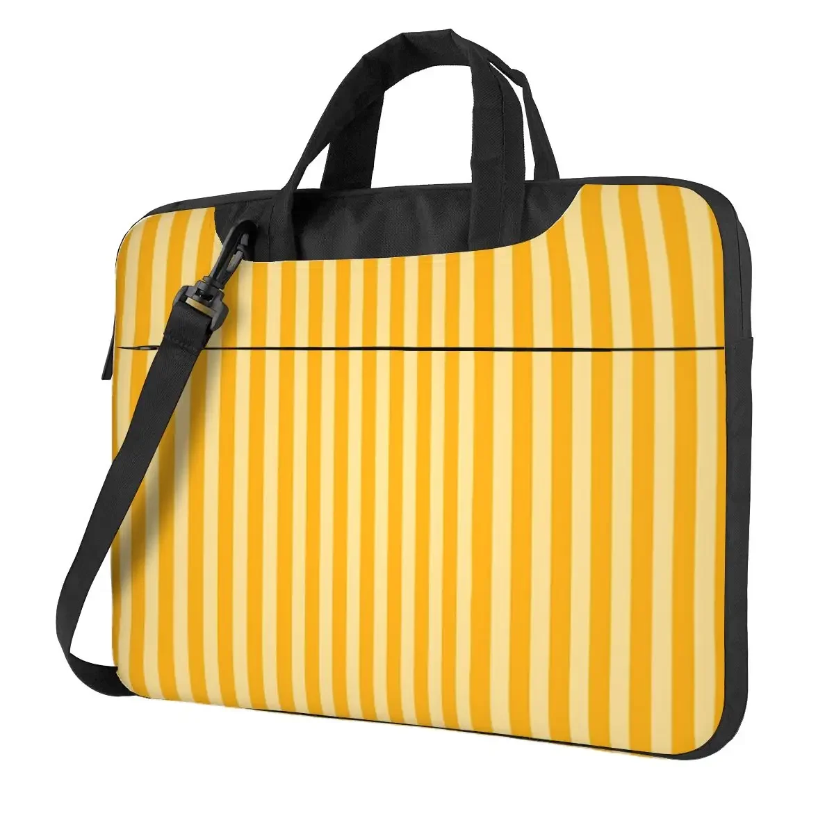

Striped Vertical 2 Yellow Crossbody Laptop Bag Case Computer Bag 13 14 15.6 Inch Notebook Pouch for Macbook Pro Lenovo