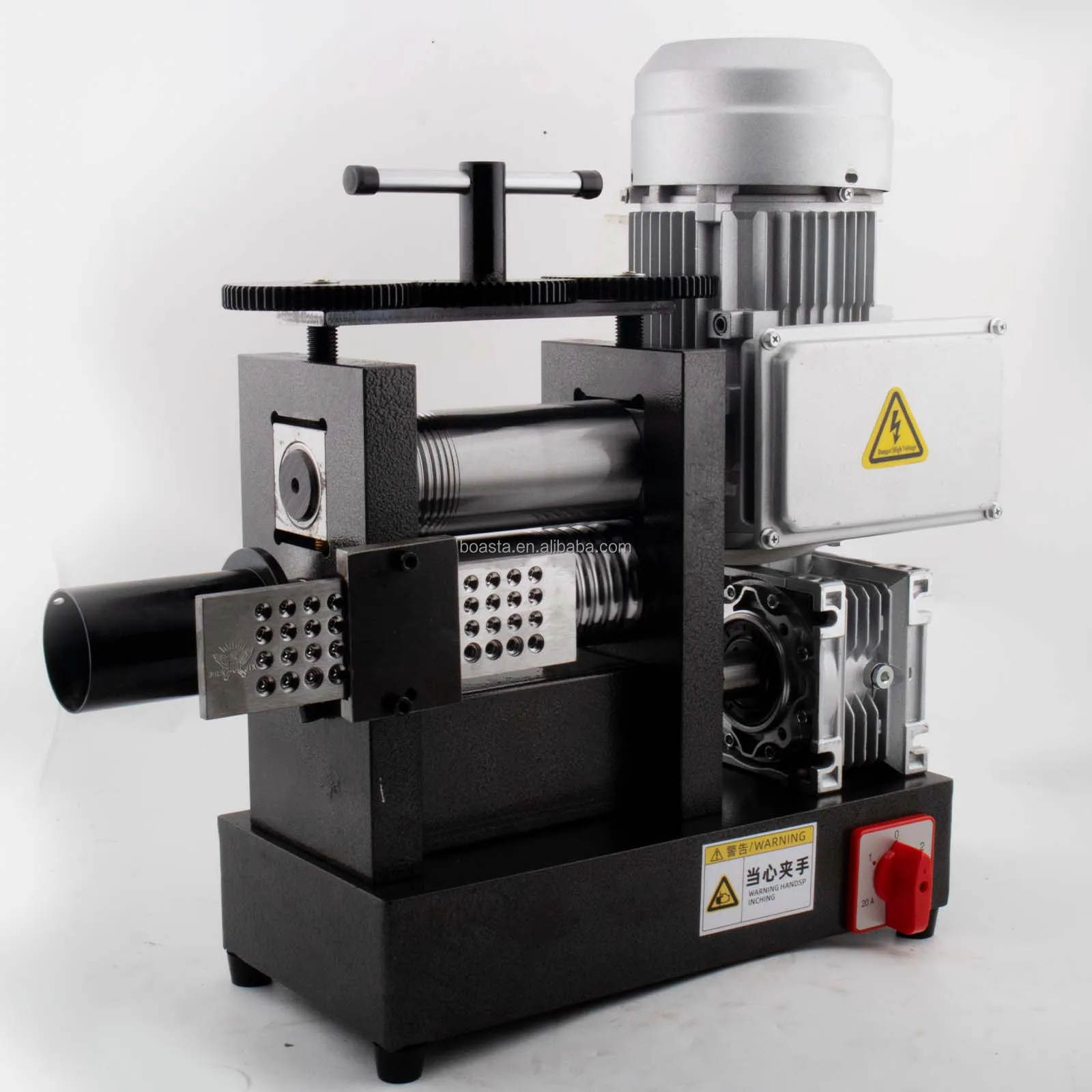 Custom Professiona.l Rolling Mill with Wire Dra.wing Pla.te 750W 1HP Wire Rod Milling Jewelry Ma.king Equipment Ma.chine