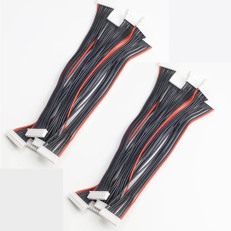 10 قطعة JST-XH 20 سنتيمتر 1S/2S/3S/4S/5S/6S/7S/8S 22AWG يبو سلك التوازن تمديد مشحونة كابل الرصاص الحبل ل RC يبو شاحن بطارية