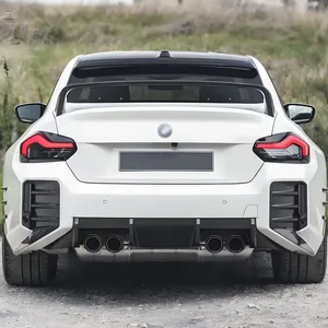 Arabanın arka tarafındaki yan tampon, G87, SİSTEMİN alt kısmına hava soluğu, rüzgarda pencerenin kapağı, gövde kitleri ve ayarın döndürülmesi, garnizon kontrolü, BMW M2 2023 2024 Difüzörün ilk 10 satışı, m2-no. 5