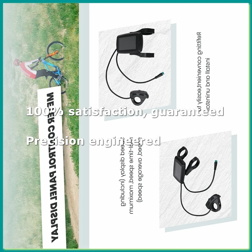 

Интеллектуальная панель управления Ebike 80C с ЖК-дисплеем, дисплей-панель контроля скорости, приборная панель для электровелосипеда, контроллер для электровелосипеда - FABY