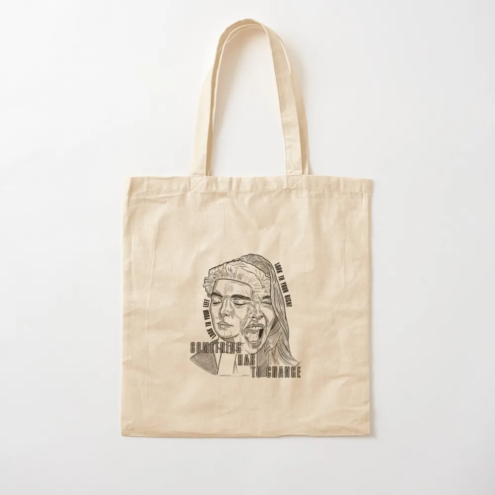 Jodie Comer in Prima Facie Tote Bag custom tote bag hand bag ladies