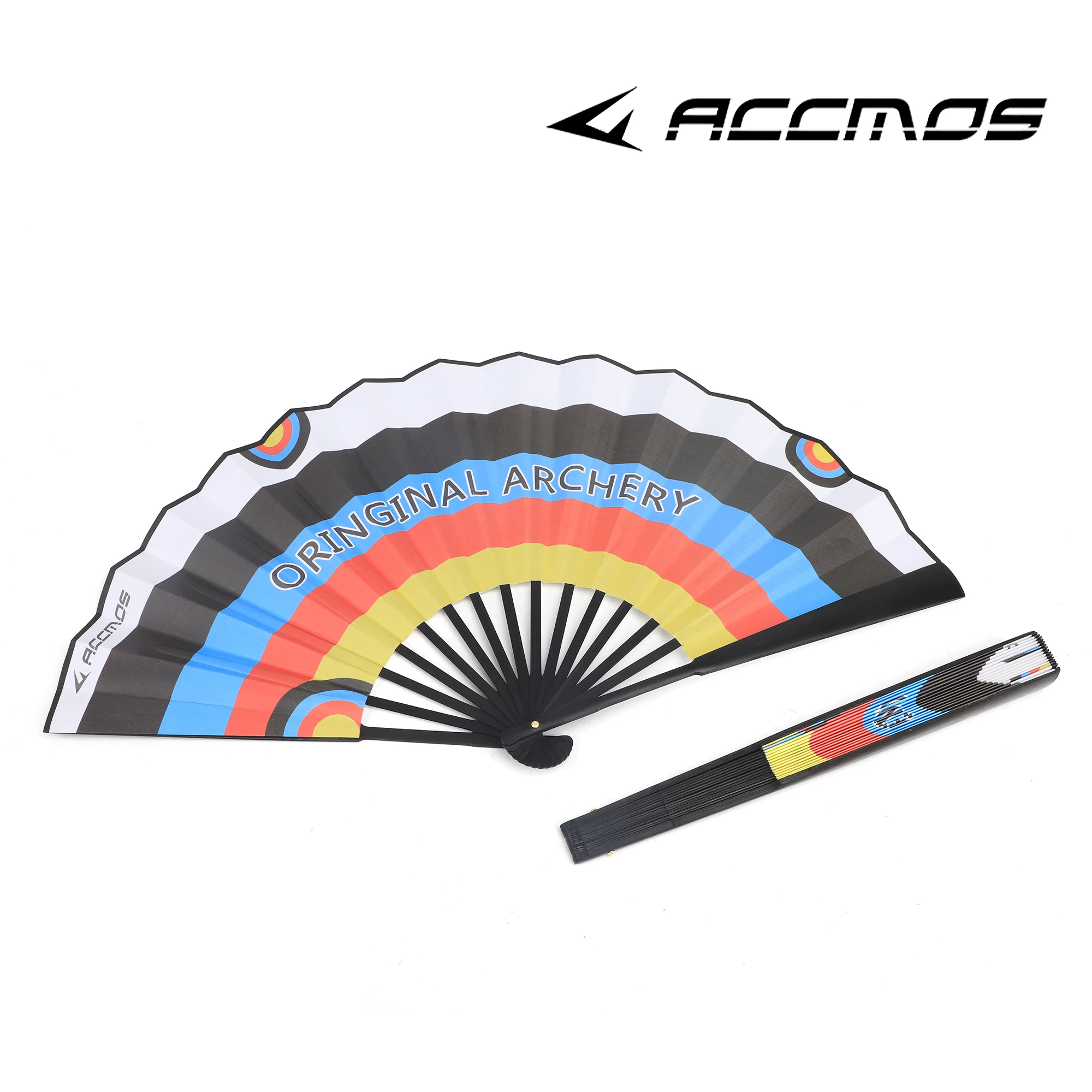 ACCMOS Archery Peripheral Theme Holiday Gifts Folding Fans,Chinese Classical Style Presents,Leisure Entertainment Accessories