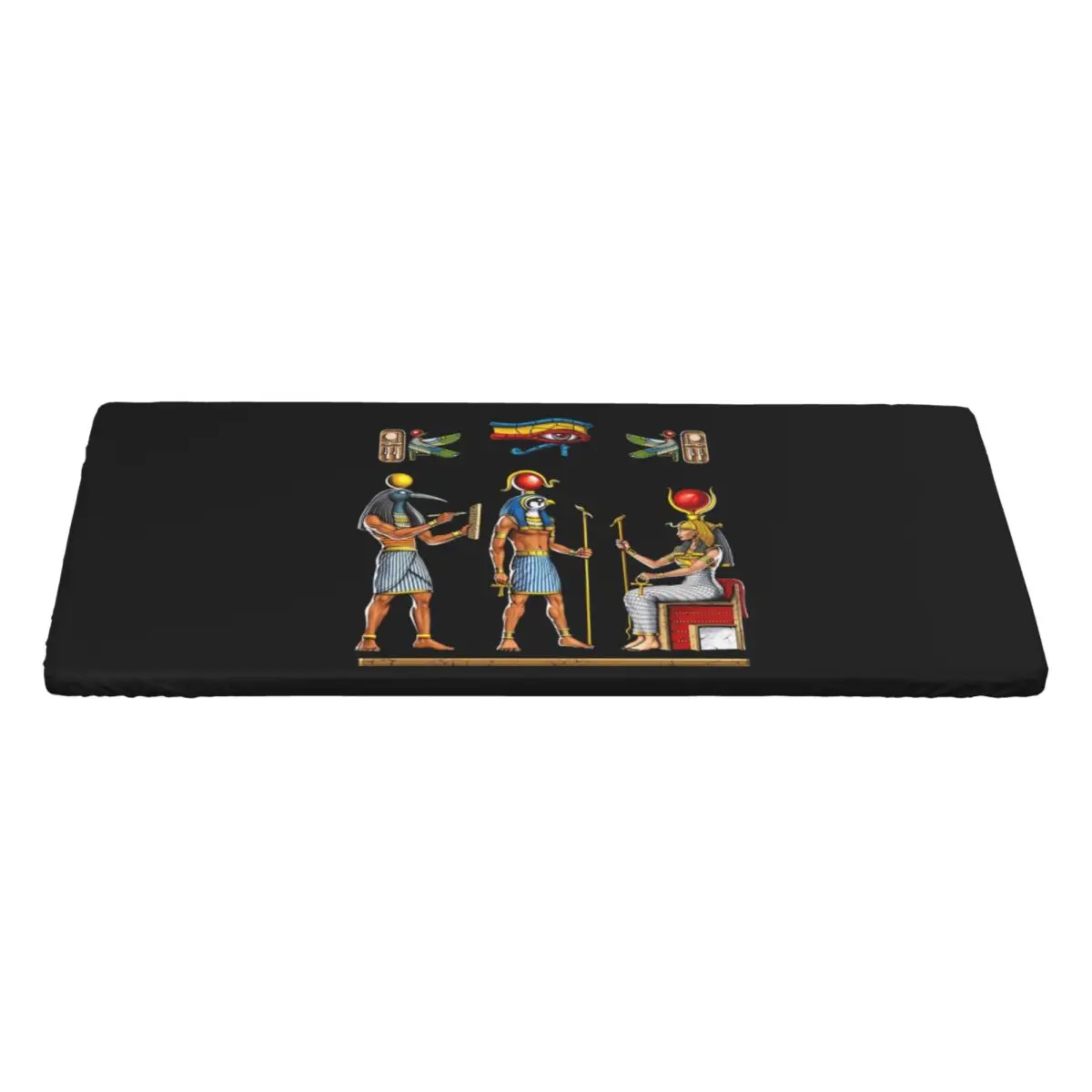 

Egyptian Mythology Gods Custom Rectangular Tablecloth Oilproof Table Cover for Dining Events Table Cloth