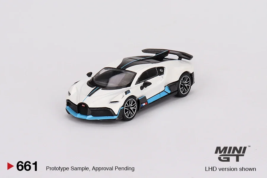 Mini GT 1:64 visi Gran Chiron Pur Sport Centodieci Divo EB110 GT Diecast Model koleksi mobil edisi terbatas mainan hobi