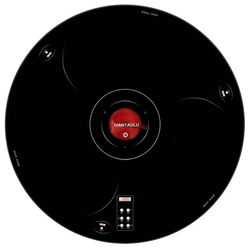 

Multifunctional thermal insulation heating constant temperature turntable warm vegetables hot cutting board