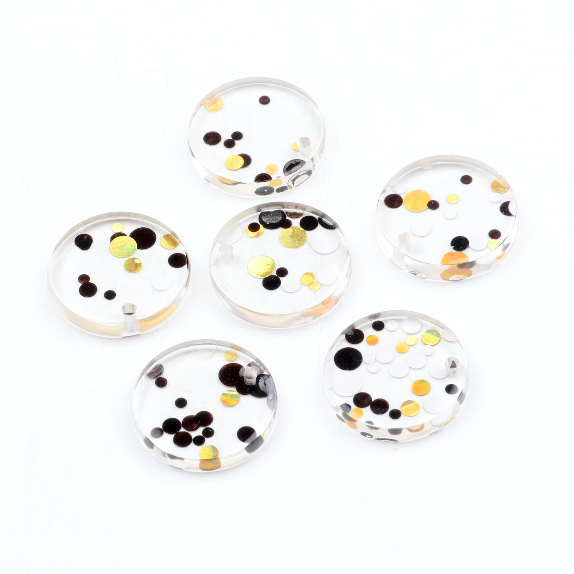 Leopard Print Tortoise Shell Earring Charm for Jewelry Making