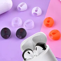 Ultra Thin Silicone Earbud Tips for EarPods AirPods 1 2, Replacement Ear Caps Protective Sleeve for Earods Covers 3 Pairs
