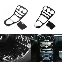 For Mercedes Benz C GLC Class W205 X253 2016 2017 2018 Car Interior Accessories Center Control Gear Shift Panel Frame Cover Trim