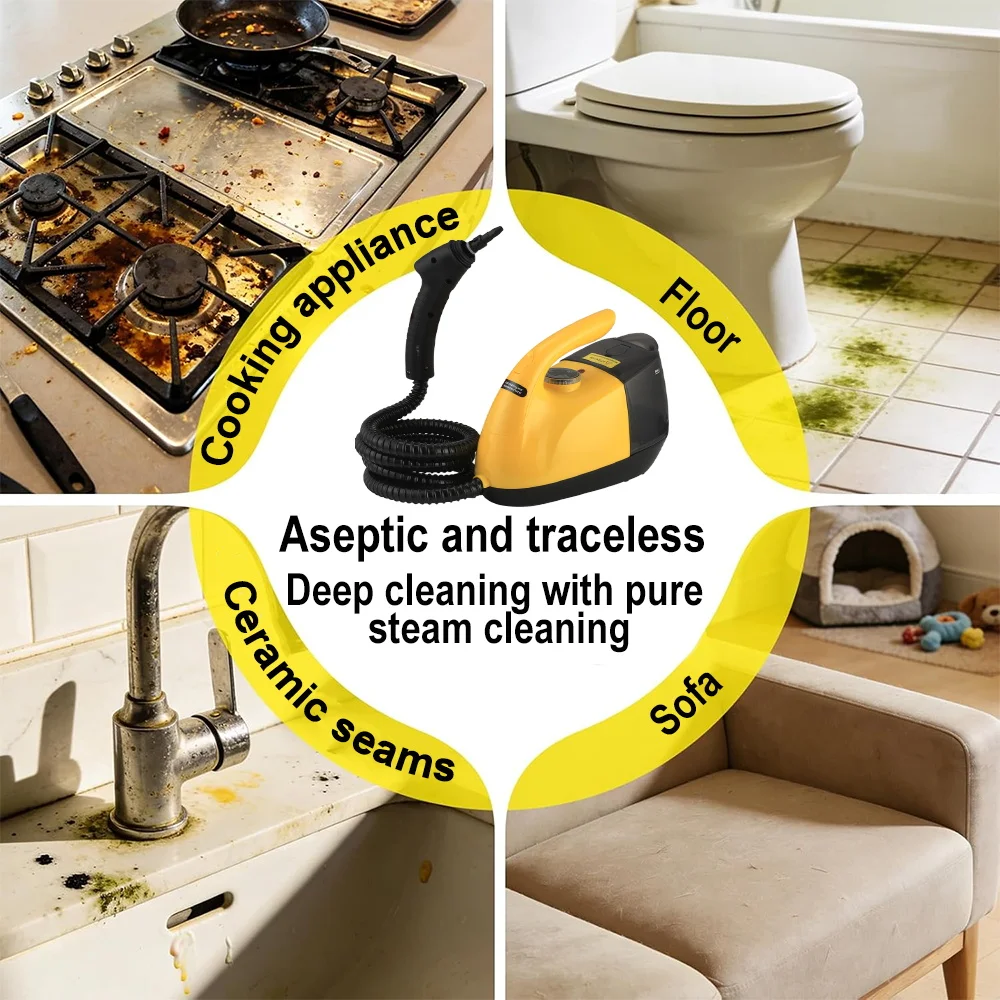Multifunction Steam Cleaner High Pressure Handheld Steam Mop for Floor Cleaning Electric Carpet Cleaner Household Vacuum Cleaner