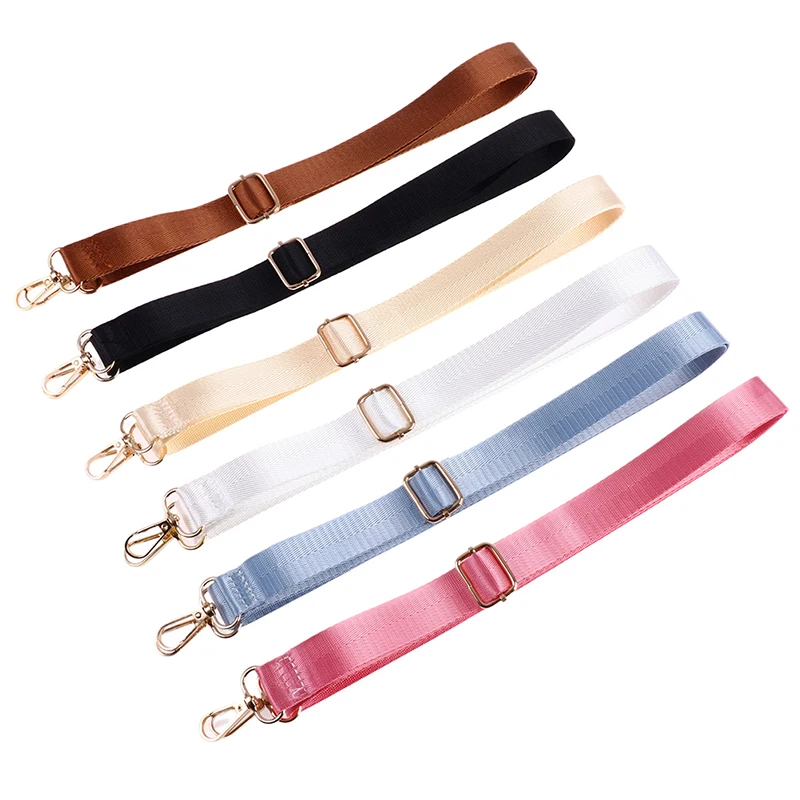 130cm O torba rama do torebki pasek dla kobiet torba na ramię z regulowanym paskiem DIY jednolity kolor crossbody paski nylonowa torba akcesoria do toreb