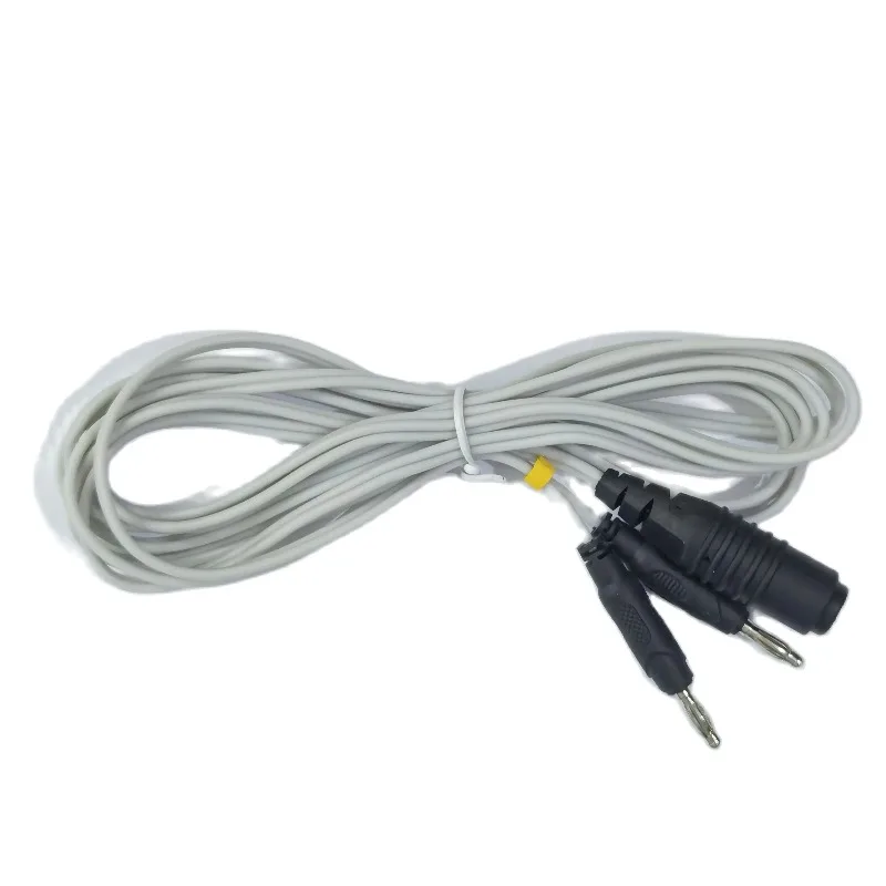High Frequency Electrosurgical Bipolar Tweezers Cable, Replacement Connecting Wire for Bipolar Coagulation Forceps