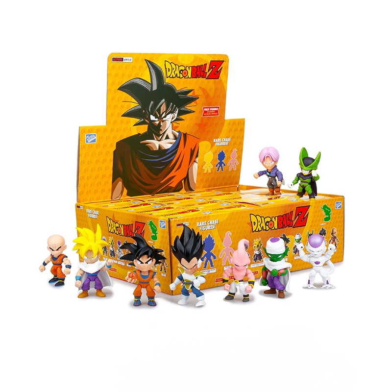 The Loyal Subjects Dragon Ball Z Action Vinyl Rare Chase Figure Blind Box Super Saiyan Goku Vegeta Trunks Gohan Model Toys Gift