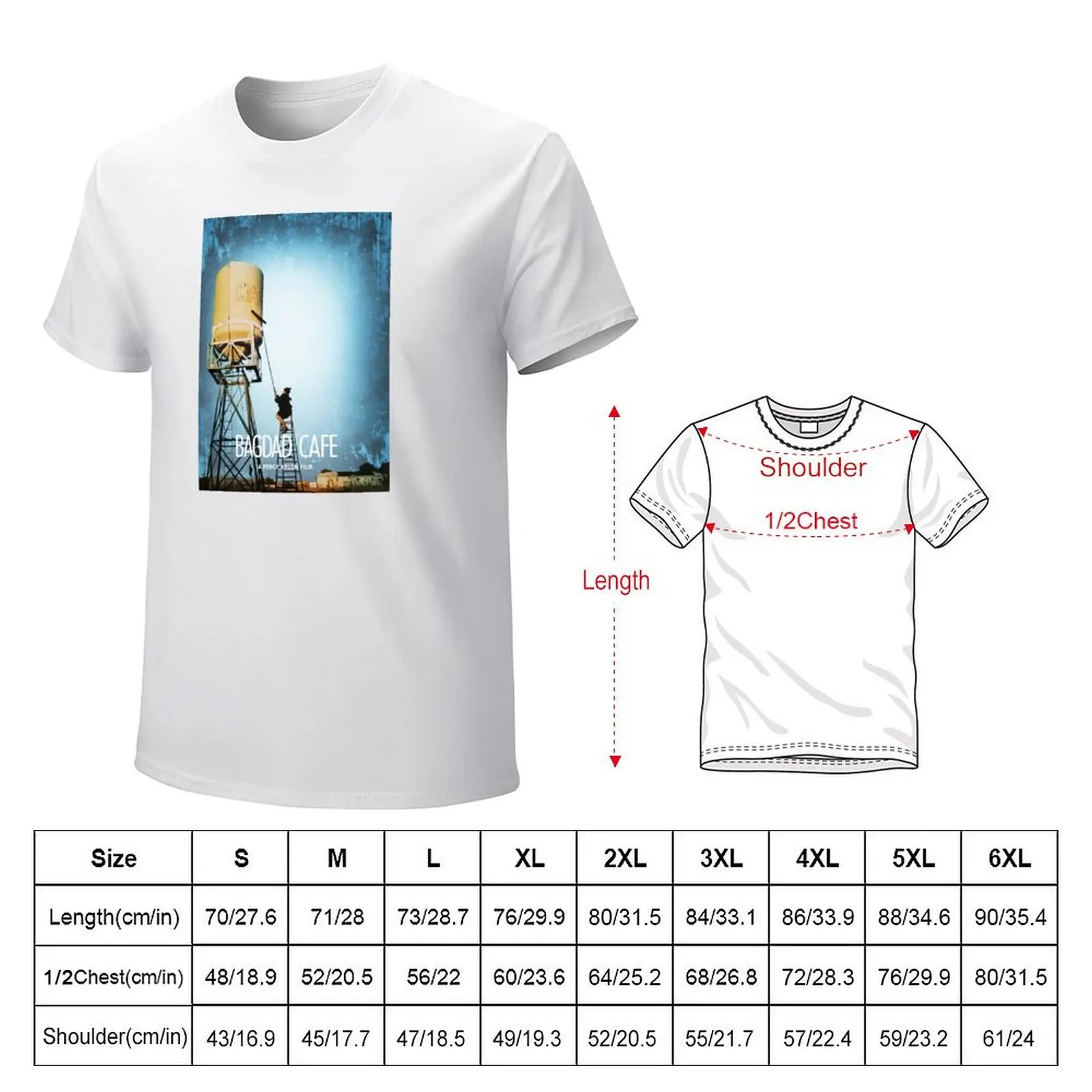 Bagdad Cafe T-Shirt korean fashion anime clothes mens graphic t-shirts funny