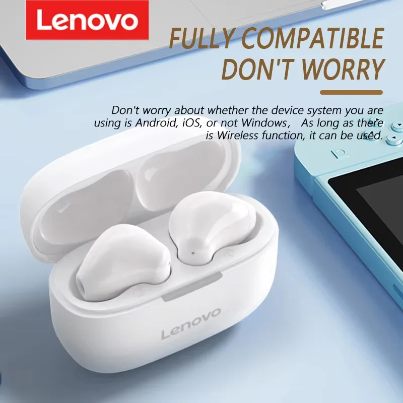 Lenovo EA110 Bluetooth 5.3 Wireless Headphones Built In Microphone USB Type C Charging Port Noise Lsolating Over Ear Headset C