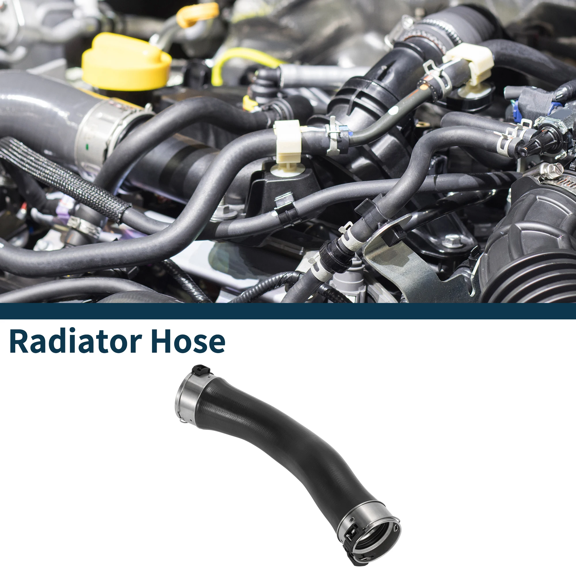 

UXCELL Radiator Hose Heater Hose for BMW 1 Series F20 2011-2019 No.11618583389 Rubber Turbocharger Intercooler Hose Black 1 Pc