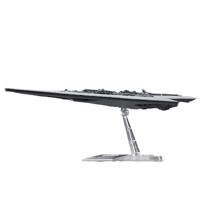 Bandai original star wars anime modelo super star destroyer figura de ação montagem modelo brinquedos presentes colecionáveis para crianças