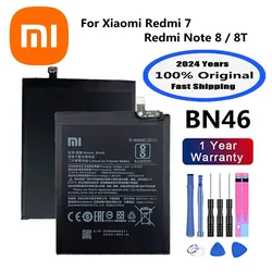 2024 Years New 100% Original Battery BN46 For Xiaomi Redmi Note 8 8T Note8 / Redmi 7 Redmi7 4000mAh Phone Battery Fast Shipping